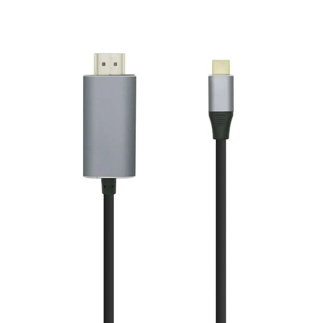 Aisens Cable Conversor USB-C a HDMI 4K@60HZ - USB-C/M-HDMI/M - 1.8M - Color Negro 1