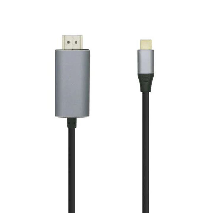 Aisens Cable Conversor USB-C a HDMI 4K@60HZ - USB-C/M-HDMI/M - 1.8M - Color Negro 1