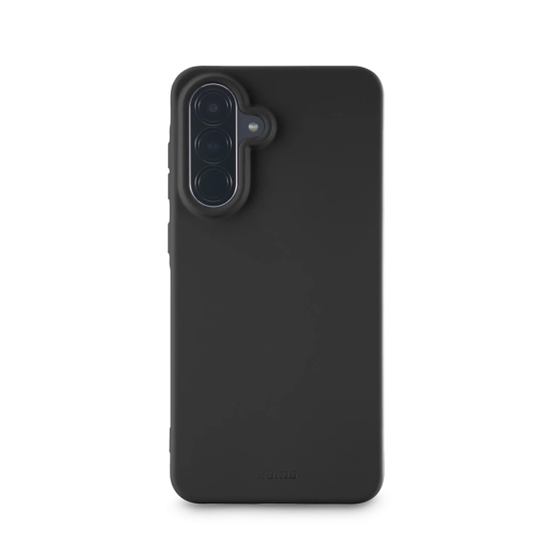Hama Fantastic Feel Funda para Samsung Galaxy A56 5G - Antiadherente Anti-Suciedad - Poliuretano Termoplastico - Bordes Elevados - Color Negro 1