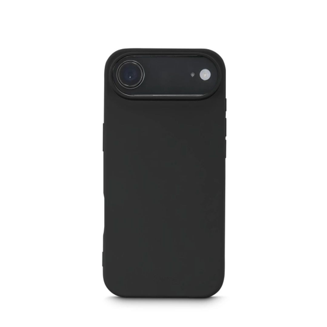 Hama Fantastic Feel Funda para iPhone Air - Antiadherente Anti-Suciedad - Poliuretano Termoplastico - Bordes Elevados - Color Negro 1
