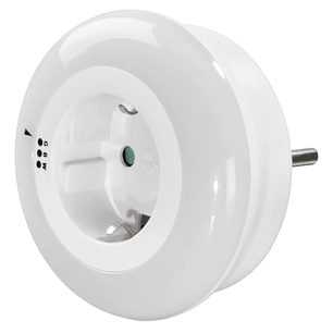 Hama Luz LED Nocturna - Potencia 0.8W - IP20 - Sensor de Luz - Color Blanco