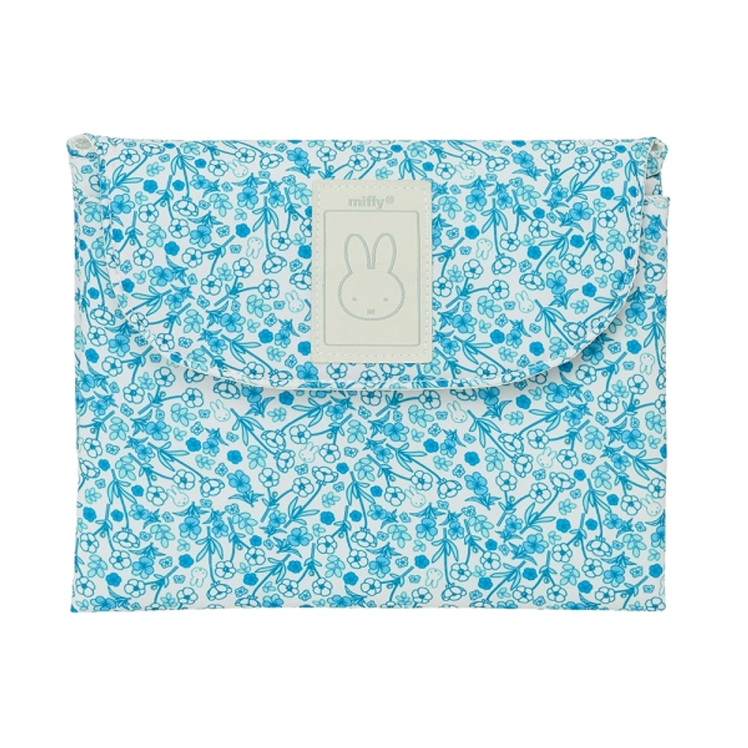 Safta Miffy Mum Garden Cambiador de Bebe Plegable - Repelente de agua - Compacto - Facil de Limpiar - 400x500mm - Color Azul Claro 1