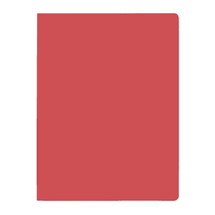 Elba Gio Pack de 50 Subcarpetas de Cartulina 230gr - Formato A4 - Ranura para Fastener - Color Rojo Intenso