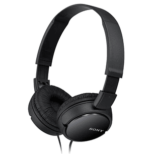 Sony MDR-ZX110B Auriculares con Microfono Integrado - Diadema Ajustable - Auriculares Giratorios - Color Negro