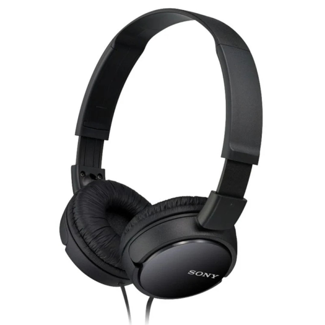 Sony MDR-ZX110B Auriculares con Microfono Integrado - Diadema Ajustable - Auriculares Giratorios - Color Negro 1