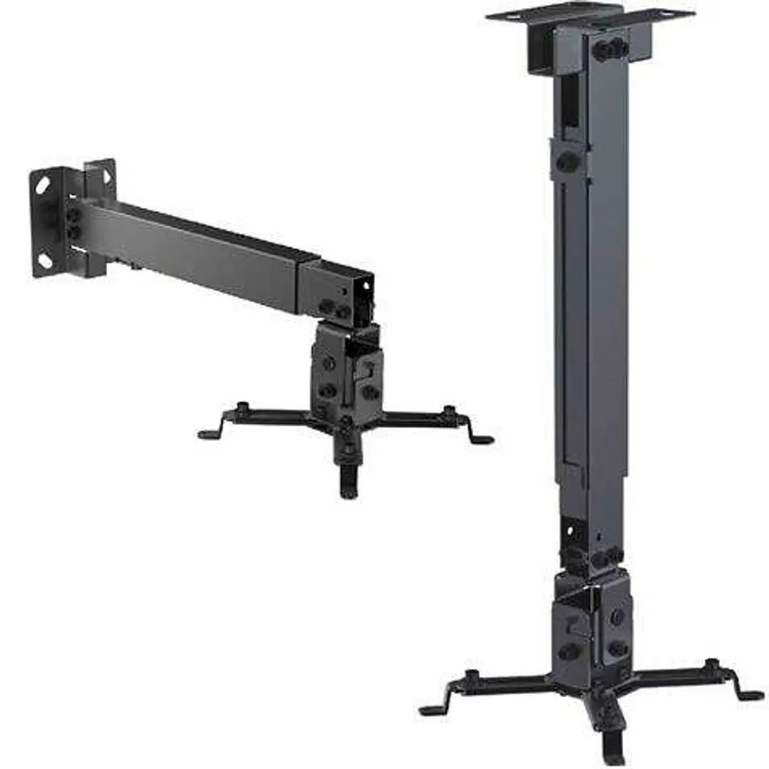 Cromad Soporte de Techo/Pared para Proyector - Extensible e Inclinable - Peso Max. 20kg 1