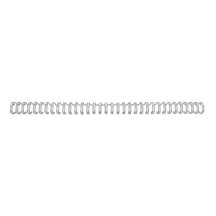 GBC Wirebind Pack de 100 Alambres de Encuadernacion 9.5mm para Paso 3:1 Redondo o Cuadrado - Formato A4 - Para 34 Orificios - Encuaderna hasta 70 Hoja