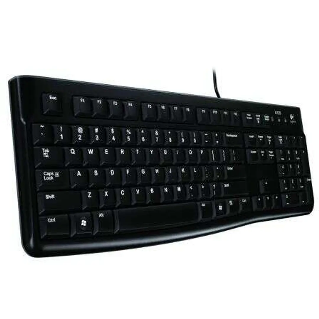 Logitech K120 Teclado USB - Resistente a Salpicaduras - Cable de 1.50m 1