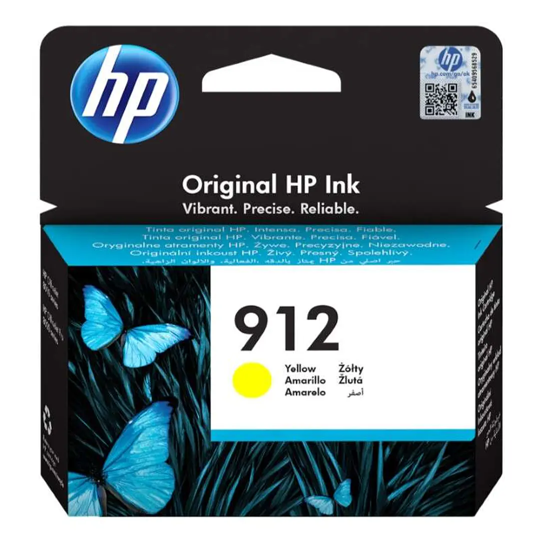 HP 912 Amarillo Cartucho de Tinta Original - 3YL79AE 1