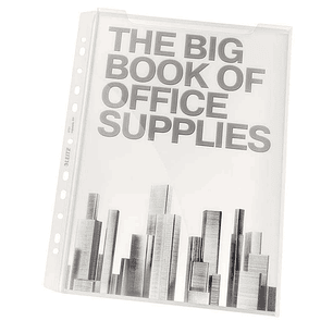 Leitz Pack de 5 Fundas Fuelle Premium Expansible Polipropileno A4 18micras - Gran Capacidad de hasta 200 Hojas A4 - Transparente