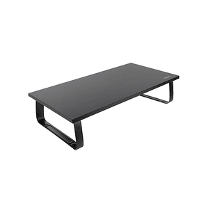 Tooq TQMR111 Soporte Elevador para Monitor o Portatil - Madera - Peso Max. 20kg - Color Negro