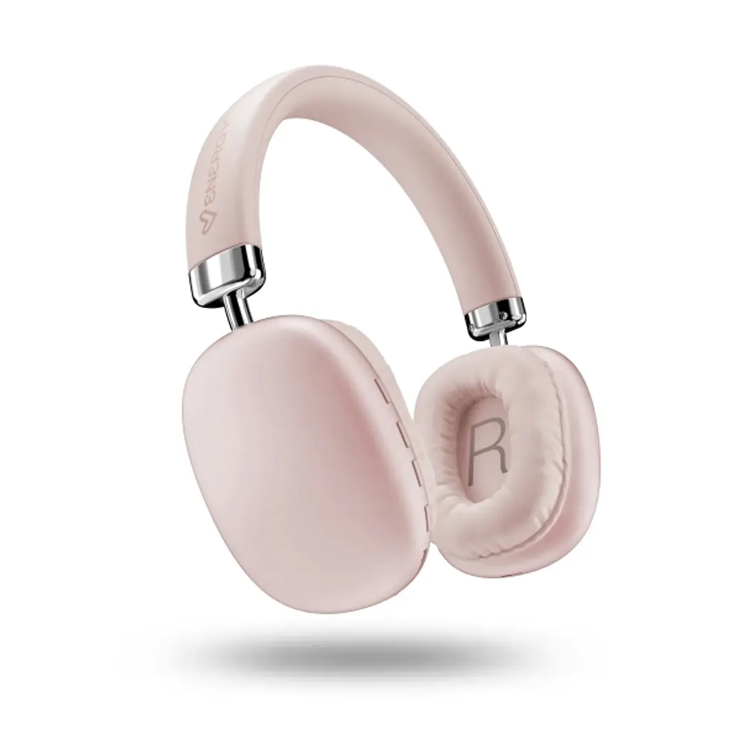 Energy Sistem Style Auriculares Bluetooth 5.4 - Graves Profundos - Conexion Multipunto - Asistente de Voz - Lector MicroSD - Color Rosa 1
