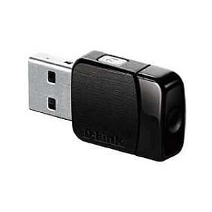 D-Link Adaptador USB WiFi Inalambrico AC600 - Hasta 433Mbps - MU-MIMO - WPS
