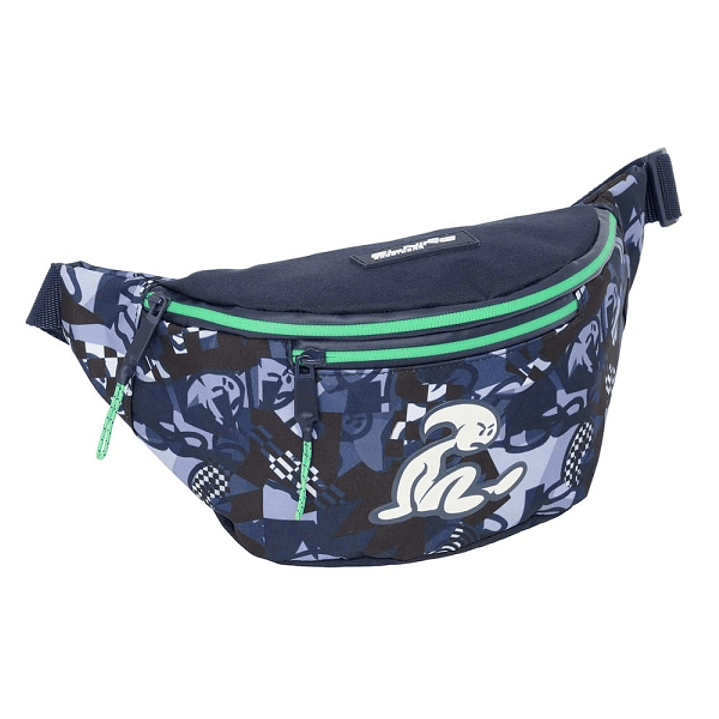 Safta el Niño Navy Bolsa de Cintura - Cremallera - Cintas Ajustables - 2.49L - 230x90x120mm - Color Azul Marino 1