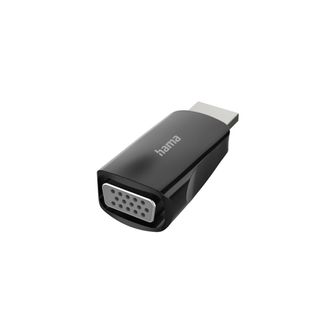 Hama Essential Adaptador de Video - Full HD - HDMI Macho - VGA Hembra - Color Negro 1