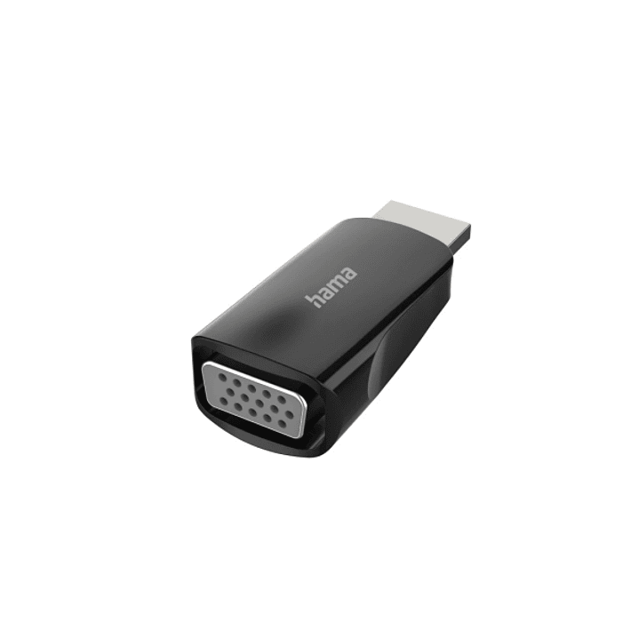 Hama Essential Adaptador de Video - Full HD - HDMI Macho - VGA Hembra - Color Negro 1