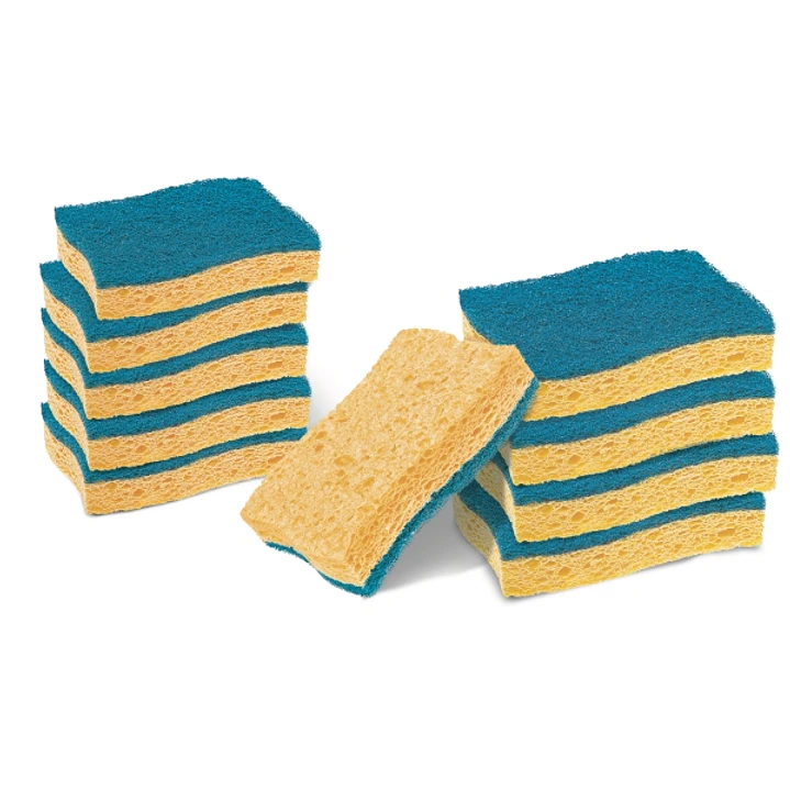 Scotch-Brite Pack de 10 Estropajos de Cocina - No Raya - Celulosa - Color Amarillo 1