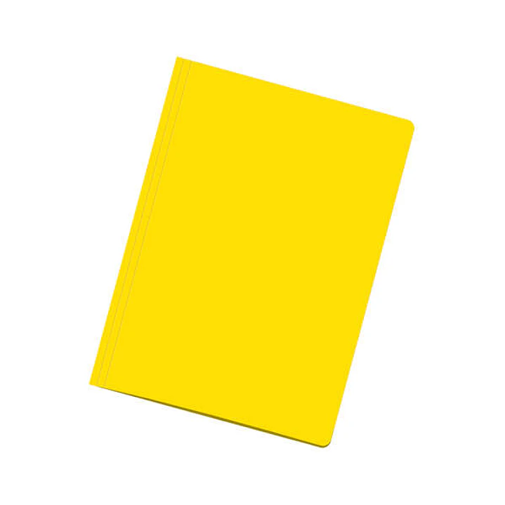 Dohe Pack de 50 Subcarpetas de Cartulina de 180gr A4 - Con Ranura para Fastener - Resistente y Duradera - Ideal para Organizar Documentos - Color Amar 1