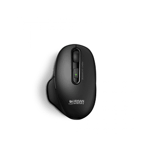 Urban Factory Onlee Raton Bluetooth 2.4Ghz - 800-1600dpi - Bateria Recargable de 300mAh - 6 Botones - Uso Diestro - Color Negro