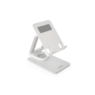 Tooq Soporte de Sobremesa Ajustable para Móvil o Tablet de hasta 12.9 - Color Blanco