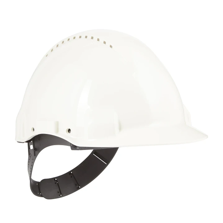 3M Casco de Proteccion - con Ventilacion - Sensor Uvicator - Pin de Ajuste - Color Blanco 1