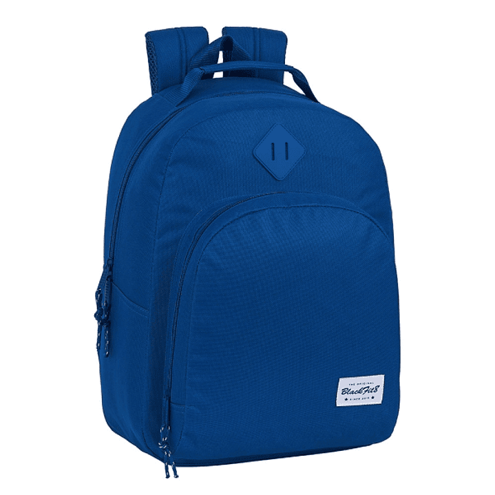 Safta Blackfit8 Oxford Mochila Adaptable a Carro - Tirador Doble - Bolsillo Frontal - Hombreras Acolchadas - Asa Forrada - 20.1L - 320x150x420mm - Col 1
