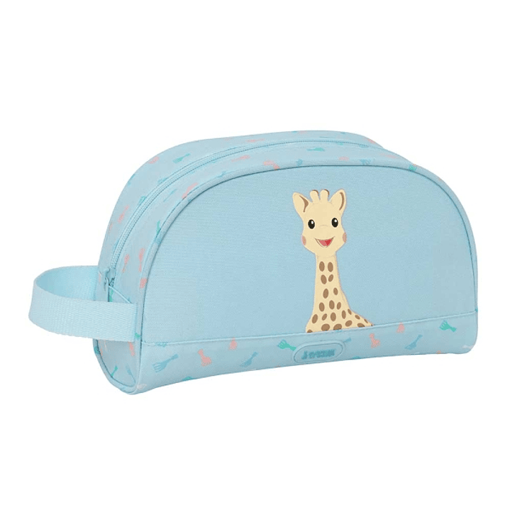 Safta Sophie la Girafe Dreams Neceser de 3.75L - Cremallera - Asa Lateral - Adapatable a Carro - Repelente al Agua - Bolsillo Interior - 260x90x160mm  1