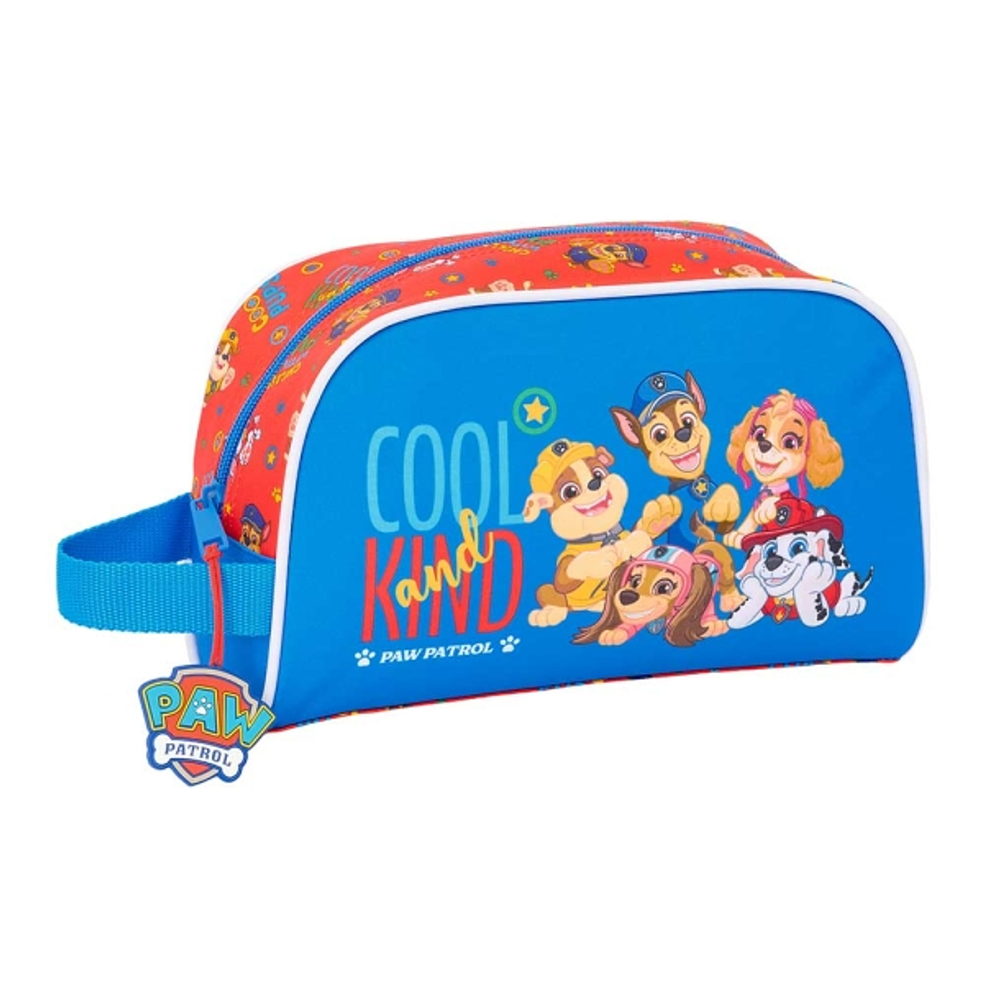 Safta Paw Patrol Cool Neceser de 3.75L - Cremallera - Asa Lateral - Adapatable a Carro - Bolsillo Interior - 260x90x160mm - Color Azul 1