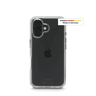 Hama Extreme Protect Funda para iPhone 17 - Antideslizante - Policarbonato - Proteccion D3O - Bordes Elevados - Color Transparente