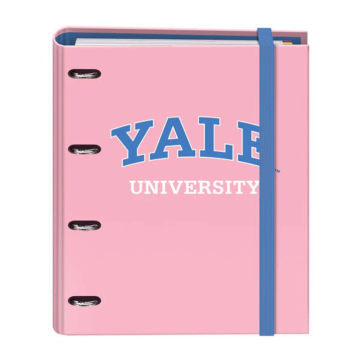 Dohe Cuaderno de Carton Forrado - 35mm - 100 Hojas Offset 90g - 4 Anillas Niqueladas - 4 Separadores Polipropileno - Sobre Transparente Velcro 1