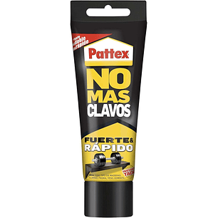 Pattex No Mas Clavos Tubo 250gr - Adhesivo de Montaje Extra-Fuerte - Elimina la Necesidad de Clavos y Tornillos - Ideal para Bricolaje y Reparaciones