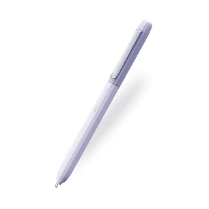 Faber-Castell Avori Boligrafo de Mecanismo Giratorio XB - 92% de Plastico Reciclado - Clip Metalico Solido - Color Lavanda