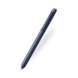 Faber-Castell Avori Boligrafo de Mecanismo Giratorio XB - 92% de Plastico Reciclado - Clip Metalico Solido - Color Azul Noche