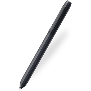 Faber-Castell Avori Boligrafo de Mecanismo Giratorio XB - 92% de Plastico Reciclado - Clip Metalico Solido - Color Negro
