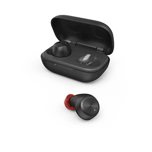 Hama Spirit Chop Auriculares con Microfono Omnidireccional - Bluetooth - IPX4 - Pantalla Pulgadas - Asistente de Voz - Color Negro