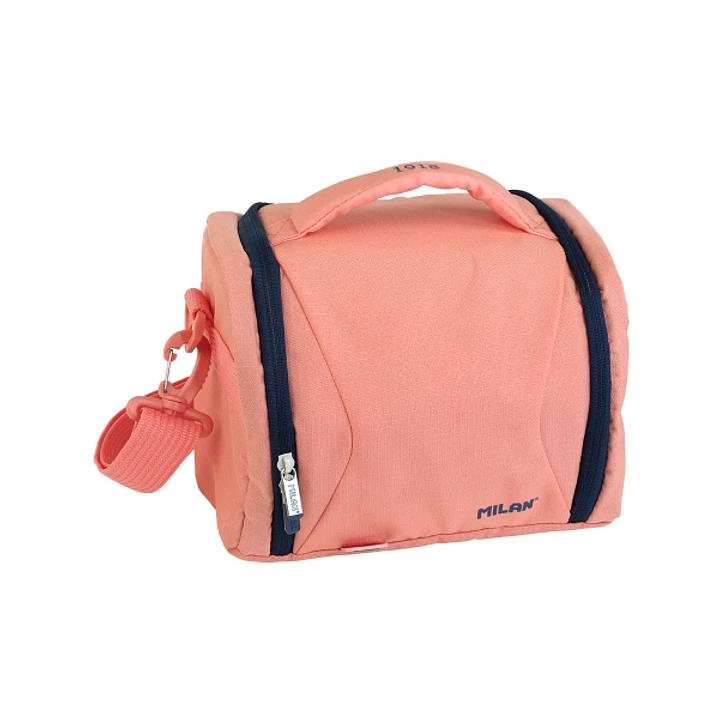 Milan Coleccion 430 Bolsa Isotermica Porta Alimentos 5L - Interior Aislante Termico - Apertura Total - Color Rosa 1