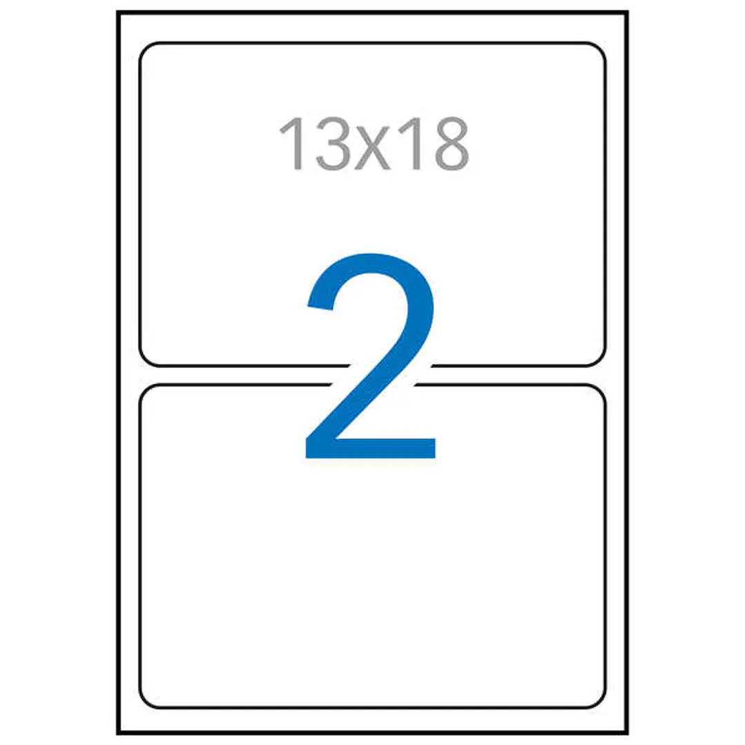 Apli Etiquetas Blancas Calidad Foto 178.0 x 127.0mm 10 Hojas 1