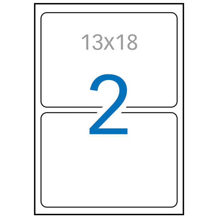 Apli Etiquetas Blancas Calidad Foto 178.0 x 127.0mm 10 Hojas 1