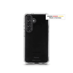 Hama Extreme Protect Funda para Samsung Galaxy S25+ - Antideslizante - Policarbonato - Proteccion D3O - Bordes Elevados - Color Transparente