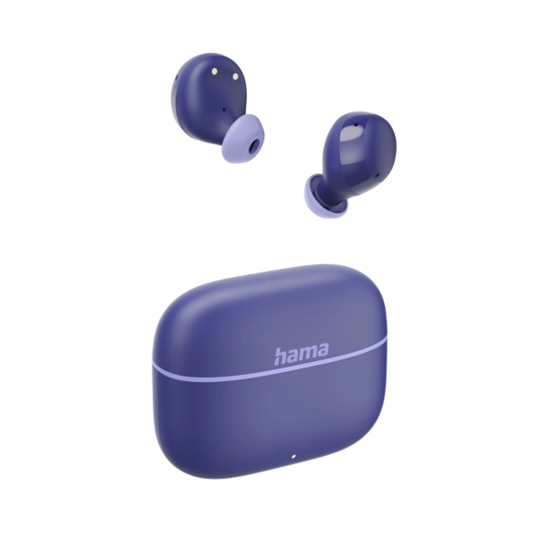 Hama Freedom Buddy II Auriculares con Microfono Omnidireccional - Bluetooth - Autonomia hasta 20h - Rango 10m - Asistente de Voz - Carga por USB-C - C 1