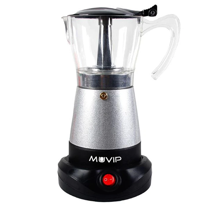 Muvip Cafetera de Goteo - Eléctrica - 480W - Calefactor integrado - Contenedor transparente - Capacidad para 6 Tazas 1