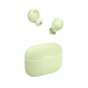 Hama Freedom Buddy II Auriculares con Microfono Omnidireccional - Bluetooth - Rango 10m - Asistente de Voz - Carga por USB-C - Color Menta