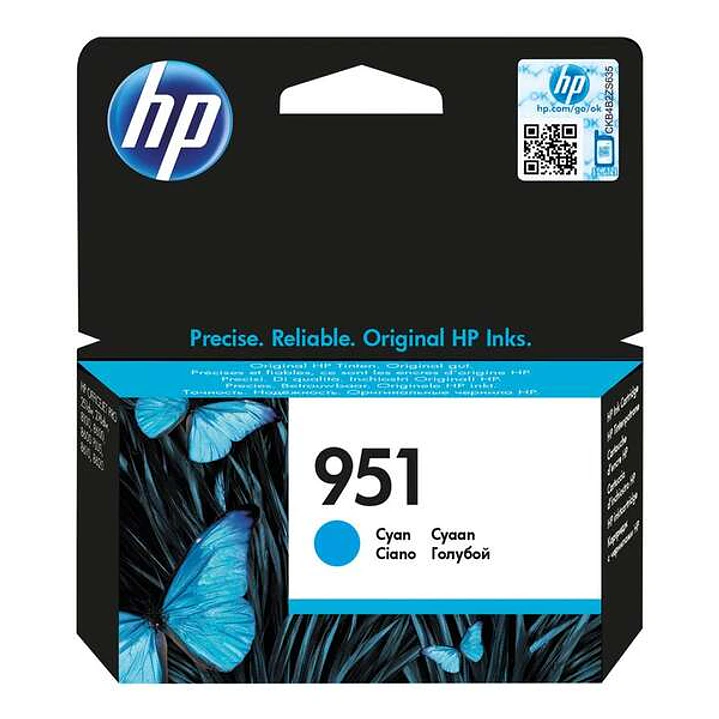 HP 951 Cyan Cartucho de Tinta Original - CN050AE 1