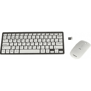 Tacens Combo Teclado y Raton Inalambrico - Sensor Optico 1200-2000 DPI - Alcance 10m - Teclas Multimedia - Compatible Windows/Mac/Linux - Color Varios