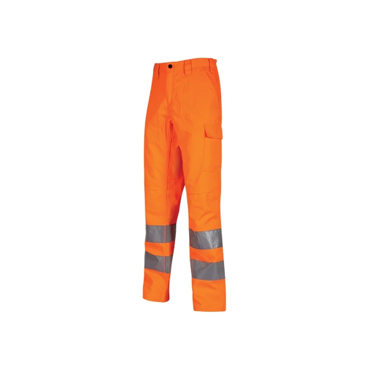 Upower Sirius Pantalon de Trabajo Alta Visibilidad - Talla S - Resistente al Desgaste, Confortable, Elementos Reflectantes, Bolsillos Funcionales, Pro 1