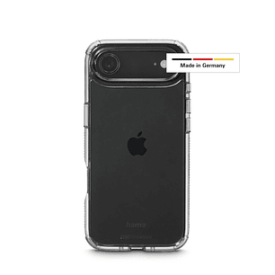 Hama Extreme Protect Funda para iPhone Air - Antideslizante - Policarbonato - Proteccion D3O - Bordes Elevados - Color Transparente