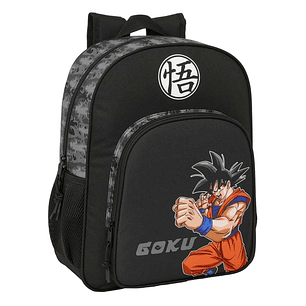 Safta Dragon Ball Mochila - Adaptable a Carro - Portabotellas - Doble Tirador en Cremallera - Hombreras Acolchadas y Ergonomicas - Asa de Mano Superio