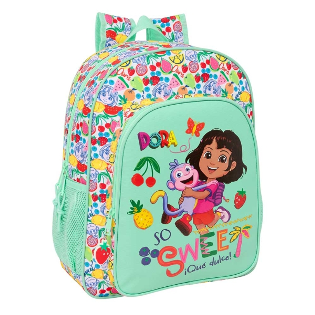 Safta Dora Mochila - Adaptable a Carro - Portabotellas - Doble Tirador en Cremallera - Hombreras Ergonomicas Acolchadas - Asa de Mano Superior - 15L - 1