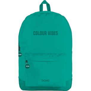 Dohe Daypack Colour Vibes Mochila Escolar - Varios Compartimentos - Asa Superior - Tirantes Acolchados y Ajustables - Fabricada en Poliester - Color V