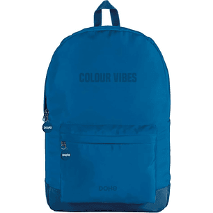 Dohe Daypack Colour Vibes Mochila Escolar - Varios Compartimentos - Asa Superior - Tirantes Acolchados y Ajustables - Fabricada en Poliester - Color A